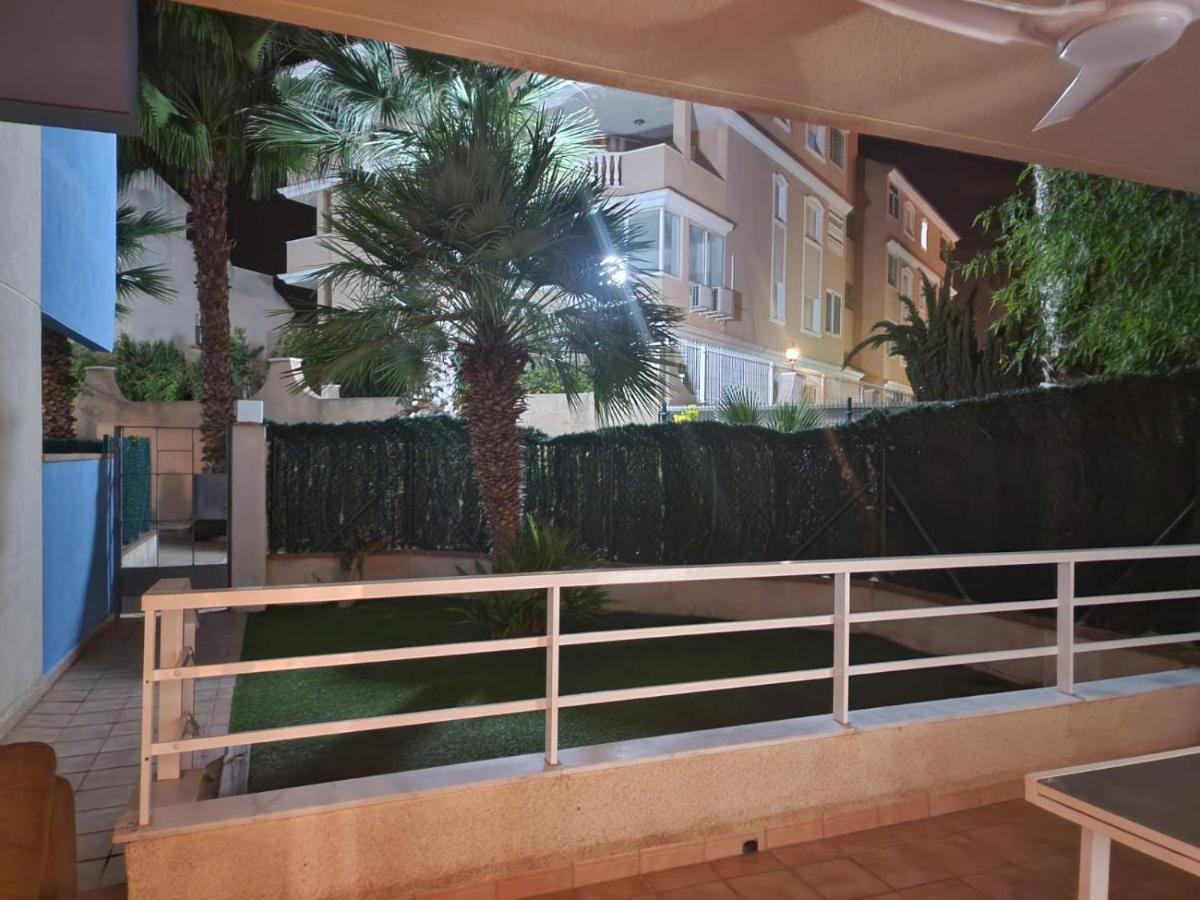 Apartamento Con Jardin En Playa Cabo Roig Tiene Wifi Orihuela Bagian luar foto